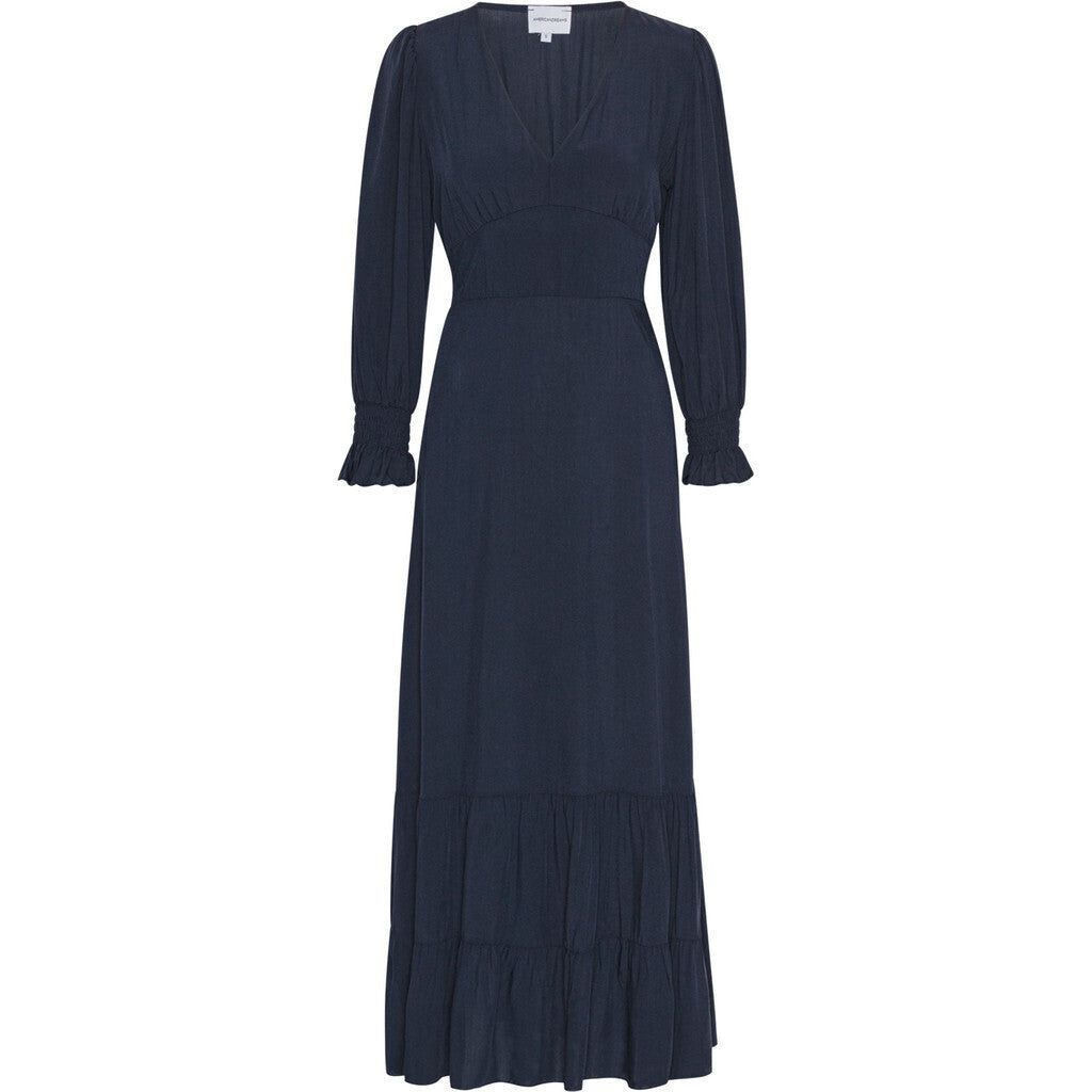 Koko Dress Long Closed Back Long Sleeves - Navy Blue sold by American Dream