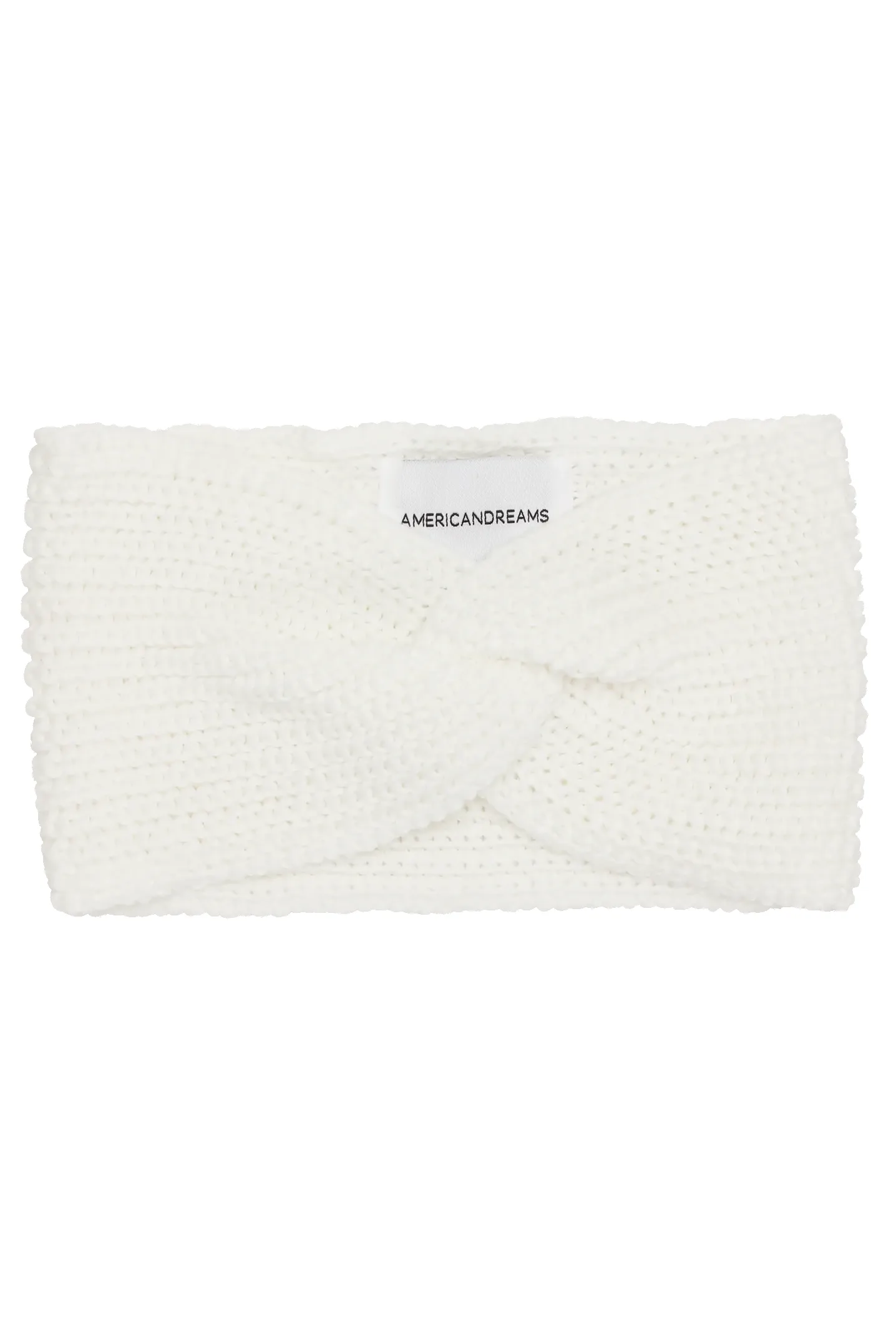 Tori Cotton Twisted Headband White sold by Americandreams