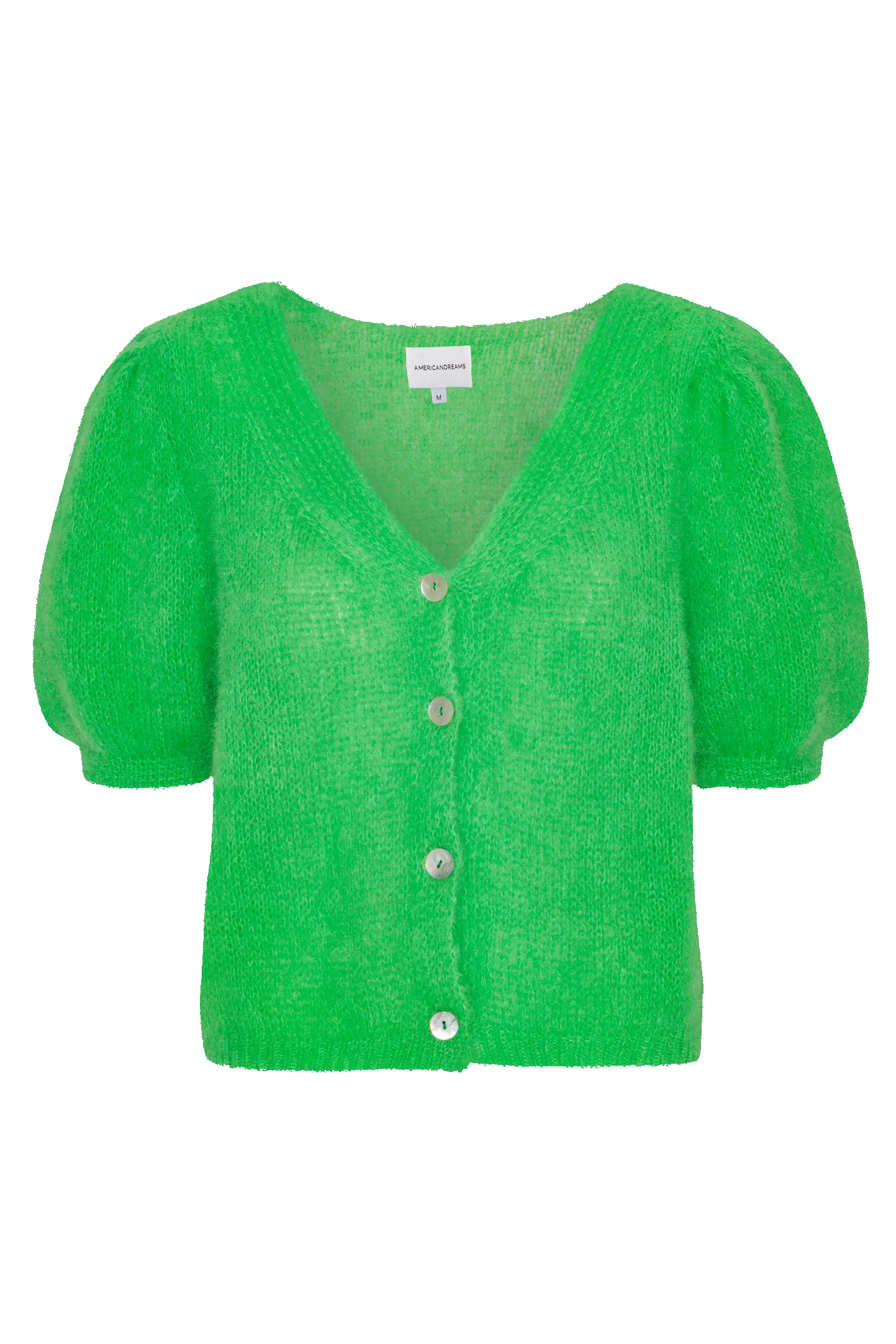 Harper Cardigan Bright Green sold by Americandreams