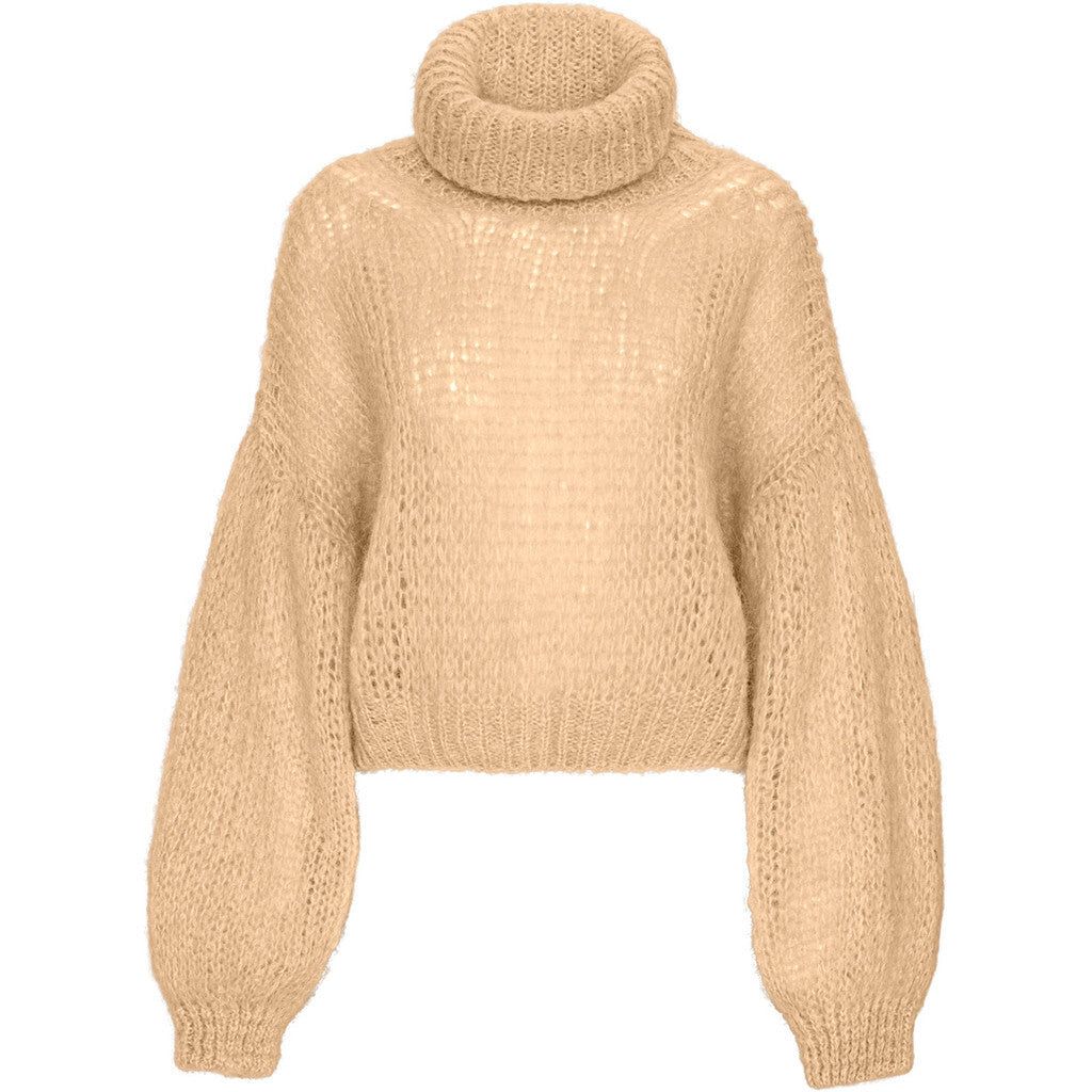 Pepper Roll Neck Cropped - Almond sold by American Dream