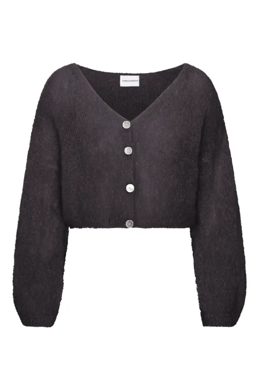 Cornelia Cropped Cardigan Black sold by Americandreams