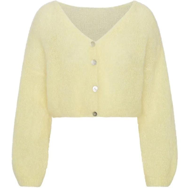 Cornelia Cropped - Light Yellow sold by American Dream