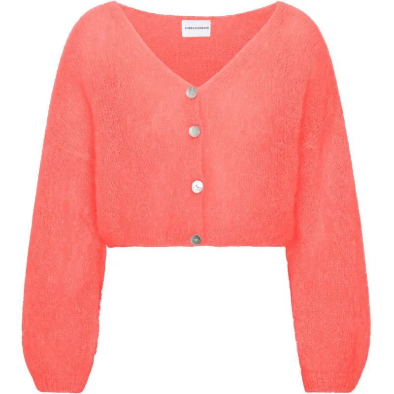 Cornelia Cropped - Coral Red made by Americandreams