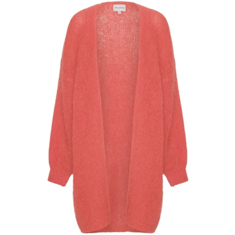 Lee Midi Cardigan - Coral Red made by Americandreams
