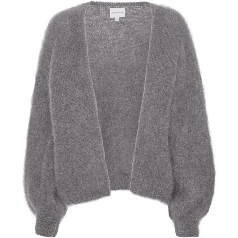 Lee Short Cardigan - Graphite made by Americandreams