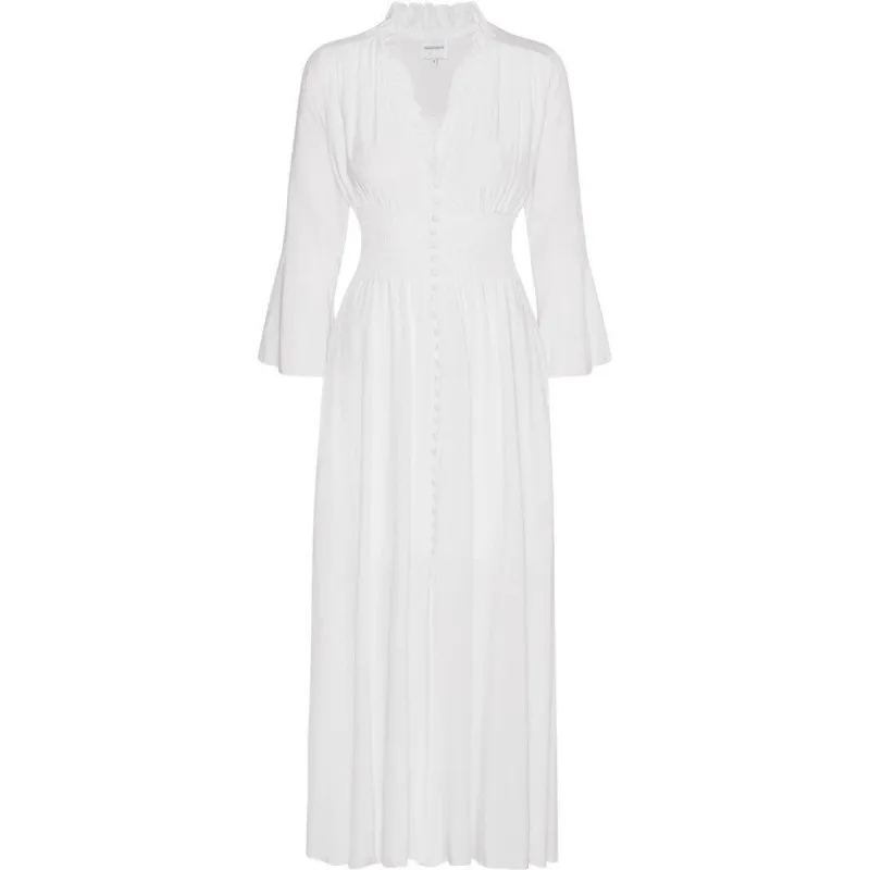 Sally Long Dress - White sold by American Dream