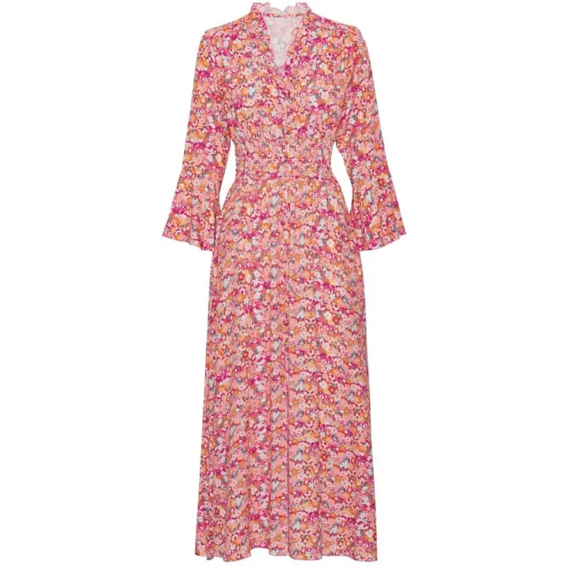 Sally Long Dress - Red Flower sold by American Dream