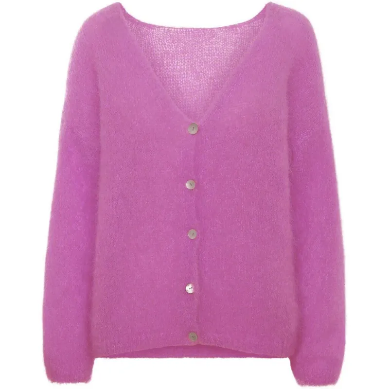Cornelia LS Cardigan - Pearly Purple sold by American Dream