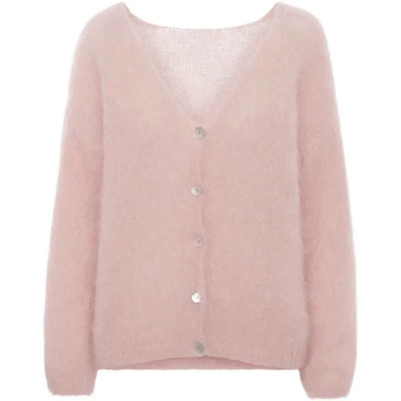 Cornelia LS Cardigan - Light Pink sold by American Dream