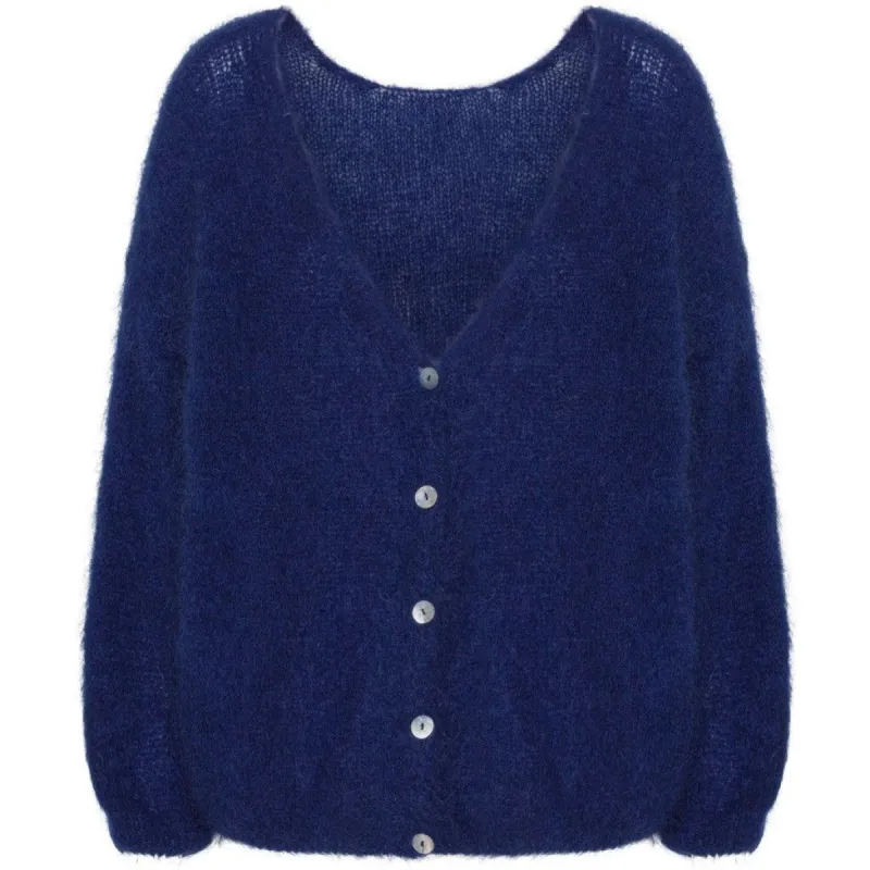 Cornelia LS Cardigan - Dark Cobolt sold by American Dream