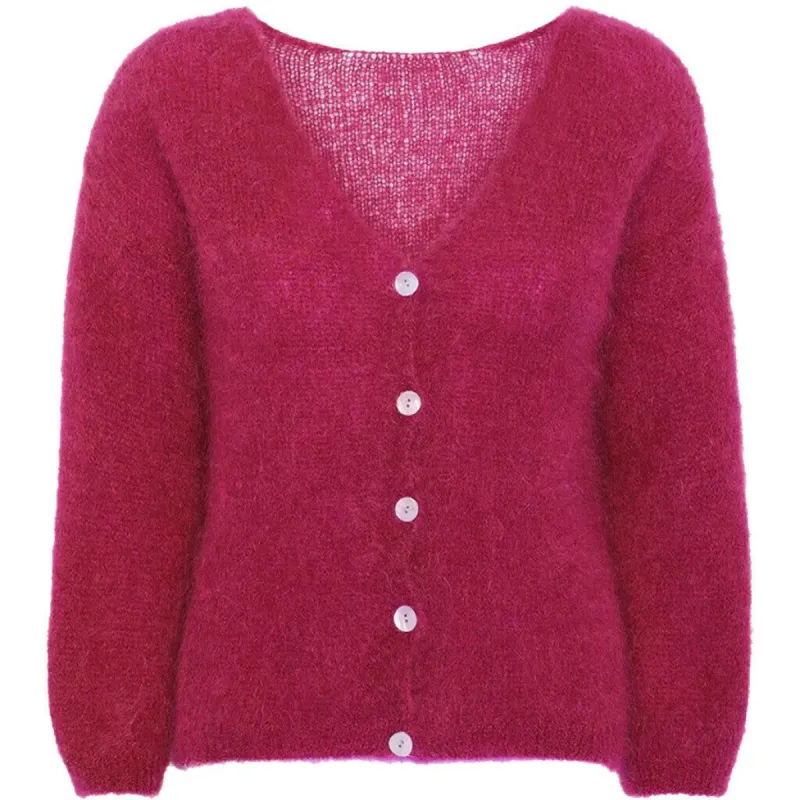 Cornelia LS Cardigan - Cerisse sold by American Dream