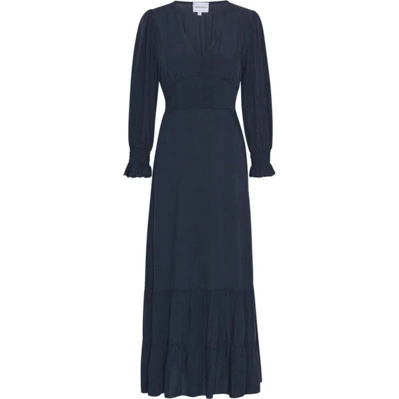 Koko Dress Long Closed Back Long Sleeves - Navy Blue sold by American Dream
