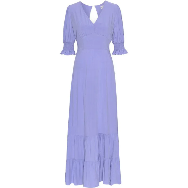 Koko Dress Long Open Back Short Sleeves - Lilac sold by American Dream