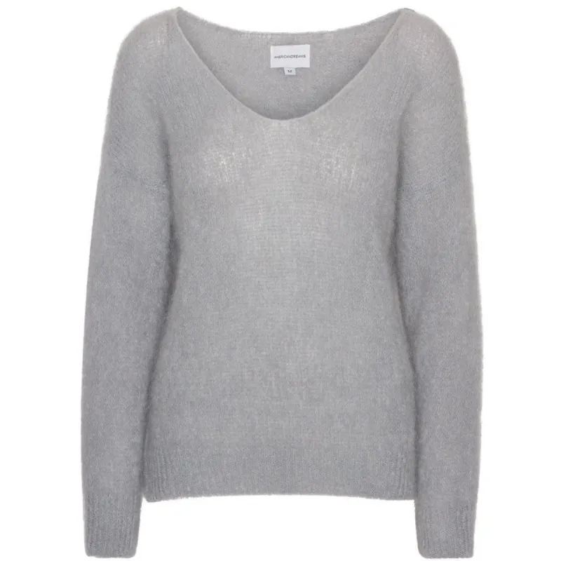 Carly Pullover - Light Grey sold by American Dream