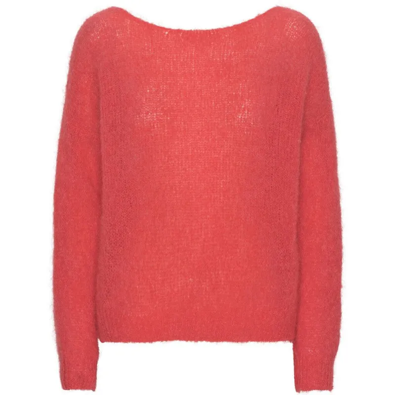 Carly Pullover - Coral Red sold by American Dream