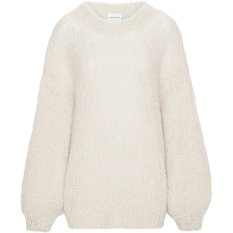 Pepper Round Neck Pullover - White made by Americandreams