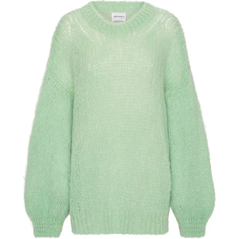 Pepper Round Neck Pullover - Mint Green made by Americandreams