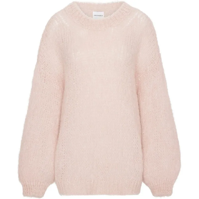 Pepper Round Neck Pullover - Light Pink made by Americandreams
