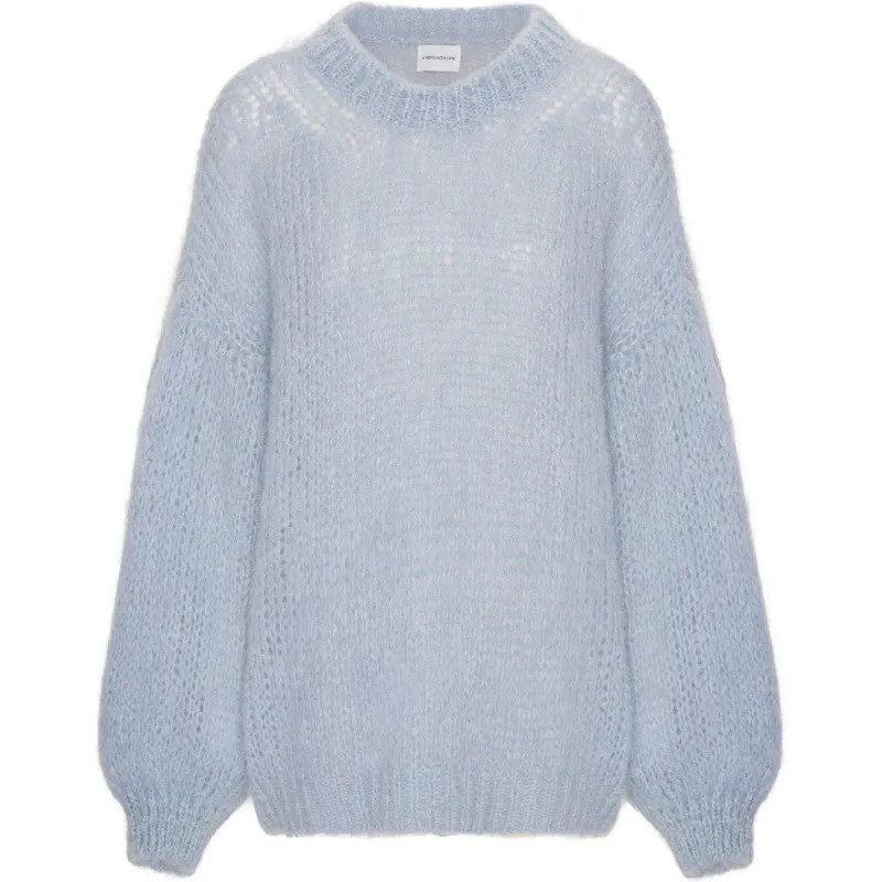 Pepper Round Neck Pullover - Light Blue made by Americandreams