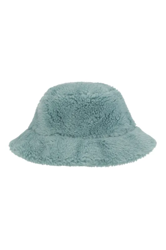 Maya Wool Bucket Hat Turquoise sold by Americandreams