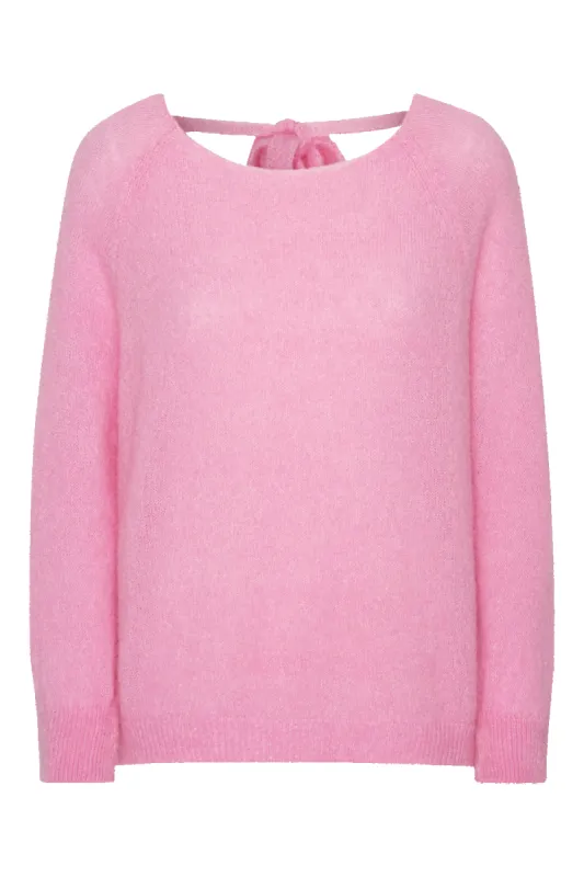 Julya Back Tie Pullover Soft Berry sold by Americandreams