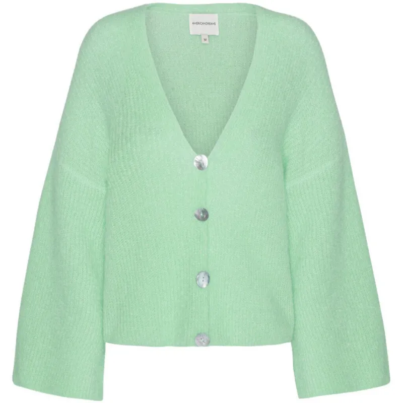 Sandra Oversized Cardigan - Mint Green made by Americandreams