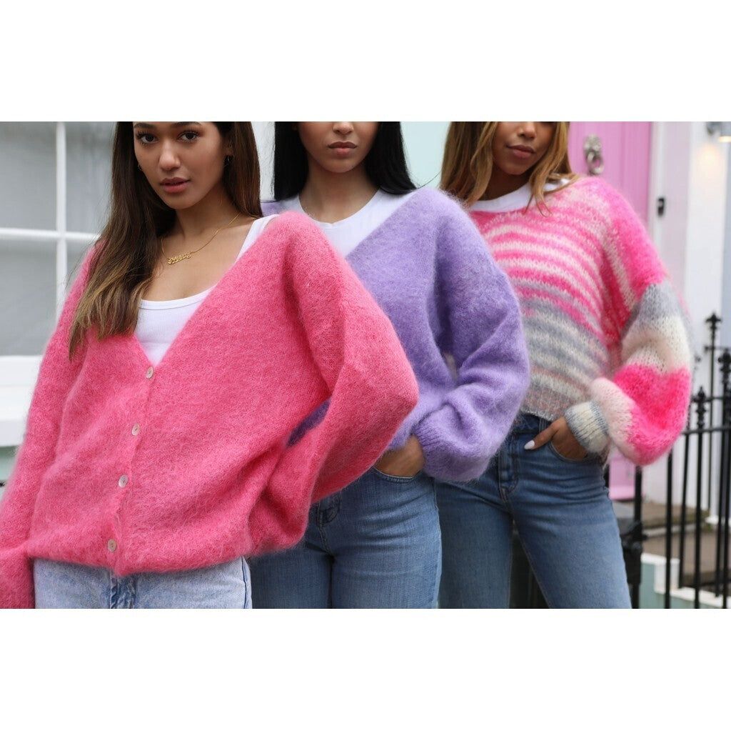 Cornelia LS Cardigan - Pink sold by American Dream product image thumbnail 3