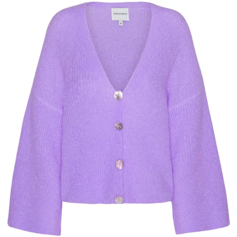 Sandra Oversized Cardigan - Lilac made by Americandreams