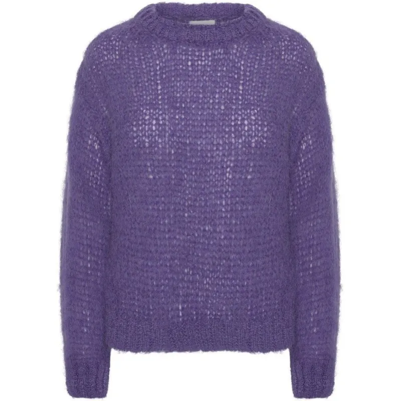 Leonnie Alpaca Pullover - Violet made by Americandreams