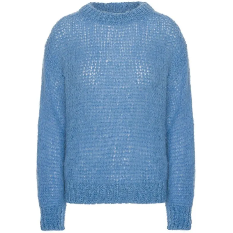Leonnie Alpaca Pullover - Sky Blue made by Americandreams