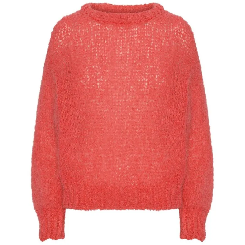 Leonnie Alpaca Pullover - Coral Red made by Americandreams