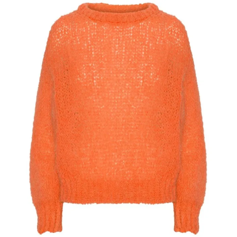 Leonnie Alpaca Pullover - Burnt Orange made by Americandreams