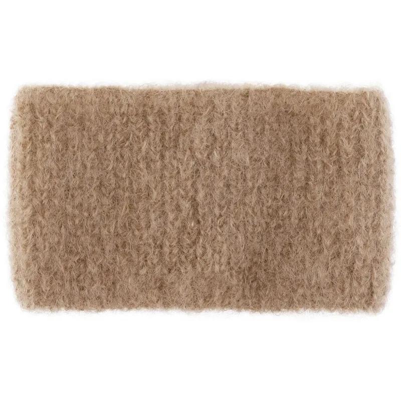 Nola Mohair Headband - Light Brown made by Americandreams