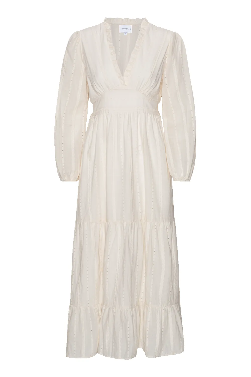 Umi Cotton Long Dress Beige sold by Americandreams