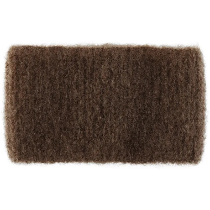 Nola Mohair Headband - Dark Brown made by Americandreams