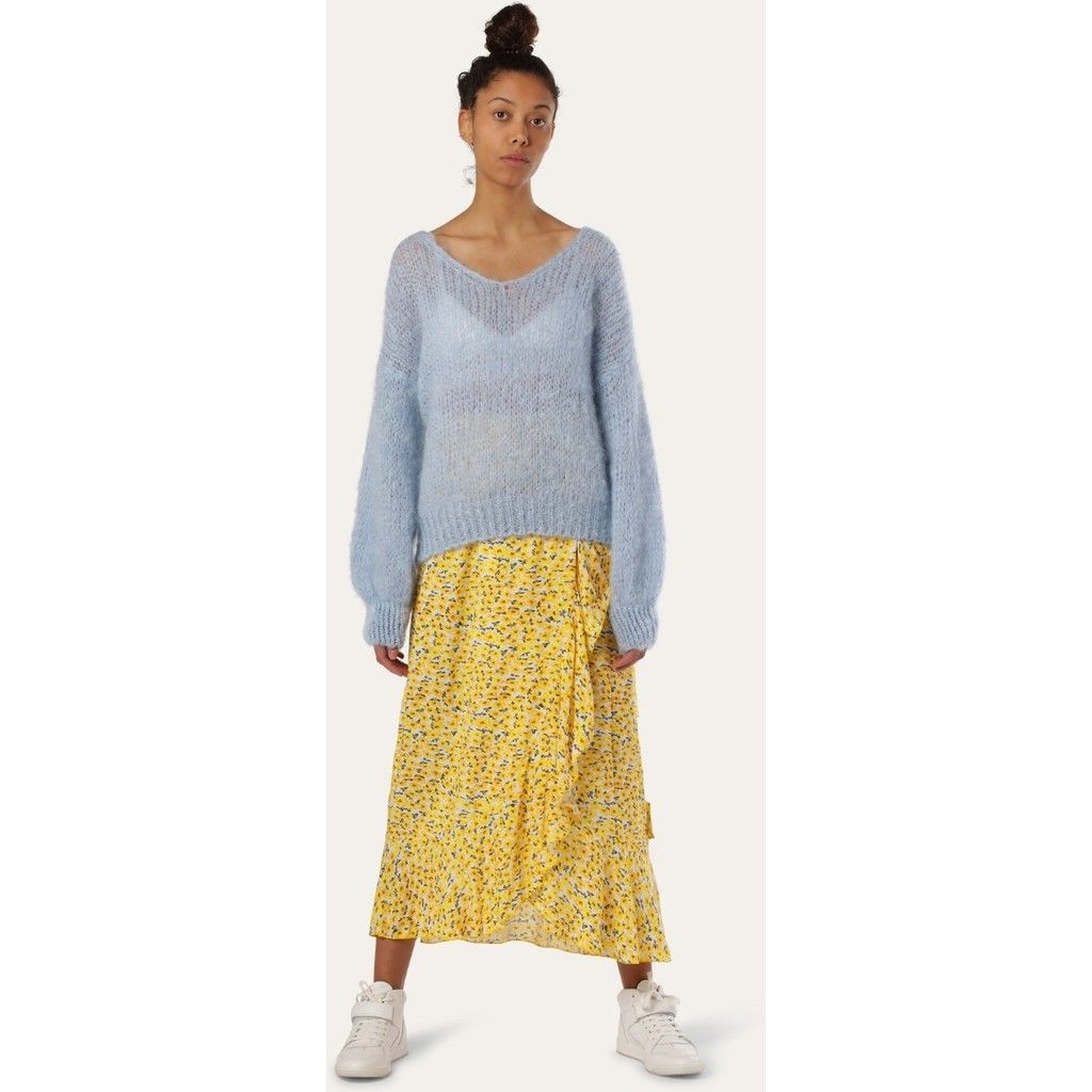 Milly Wrap Skirt Long - Yellow Flower sold by American Dream product image thumbnail 2