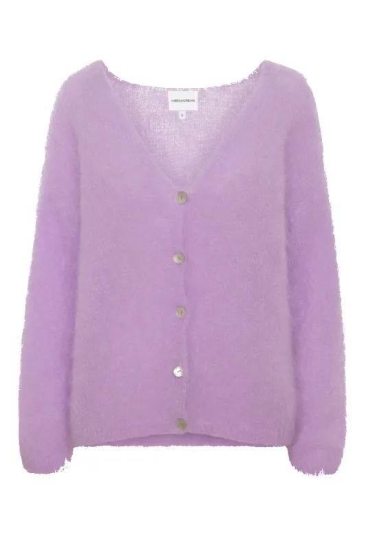 Cornelia LS Cardigan Lilac sold by Americandreams