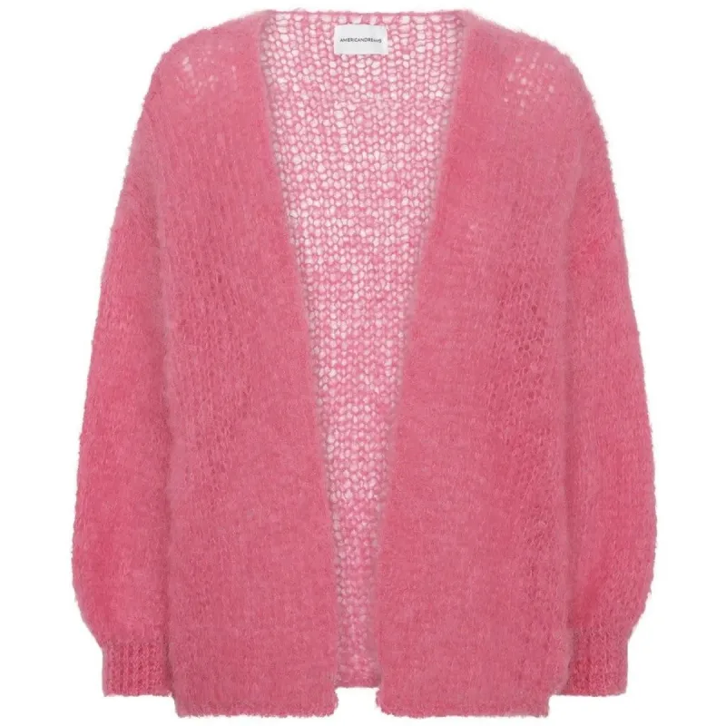 Olivia Mohair Cardigan WITHOUT LUREX - Pink - WITHOUT LUREX sold by American Dream