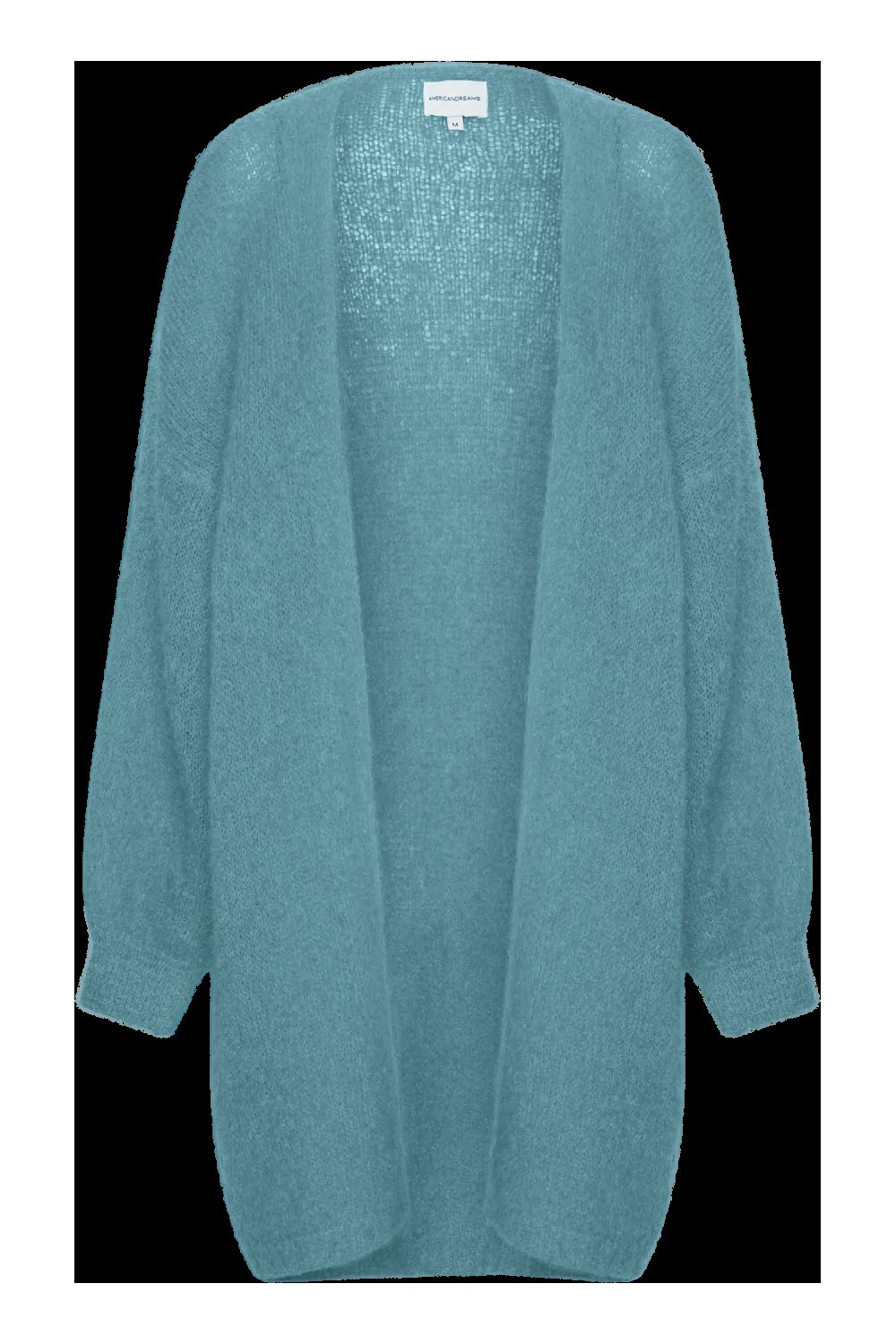 Lee Midi Cardigan Turquoise sold by Americandreams