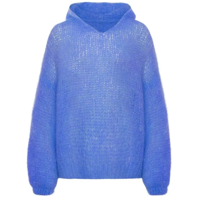 Antonella Mohair Hoodie - Sky Blue sold by American Dream