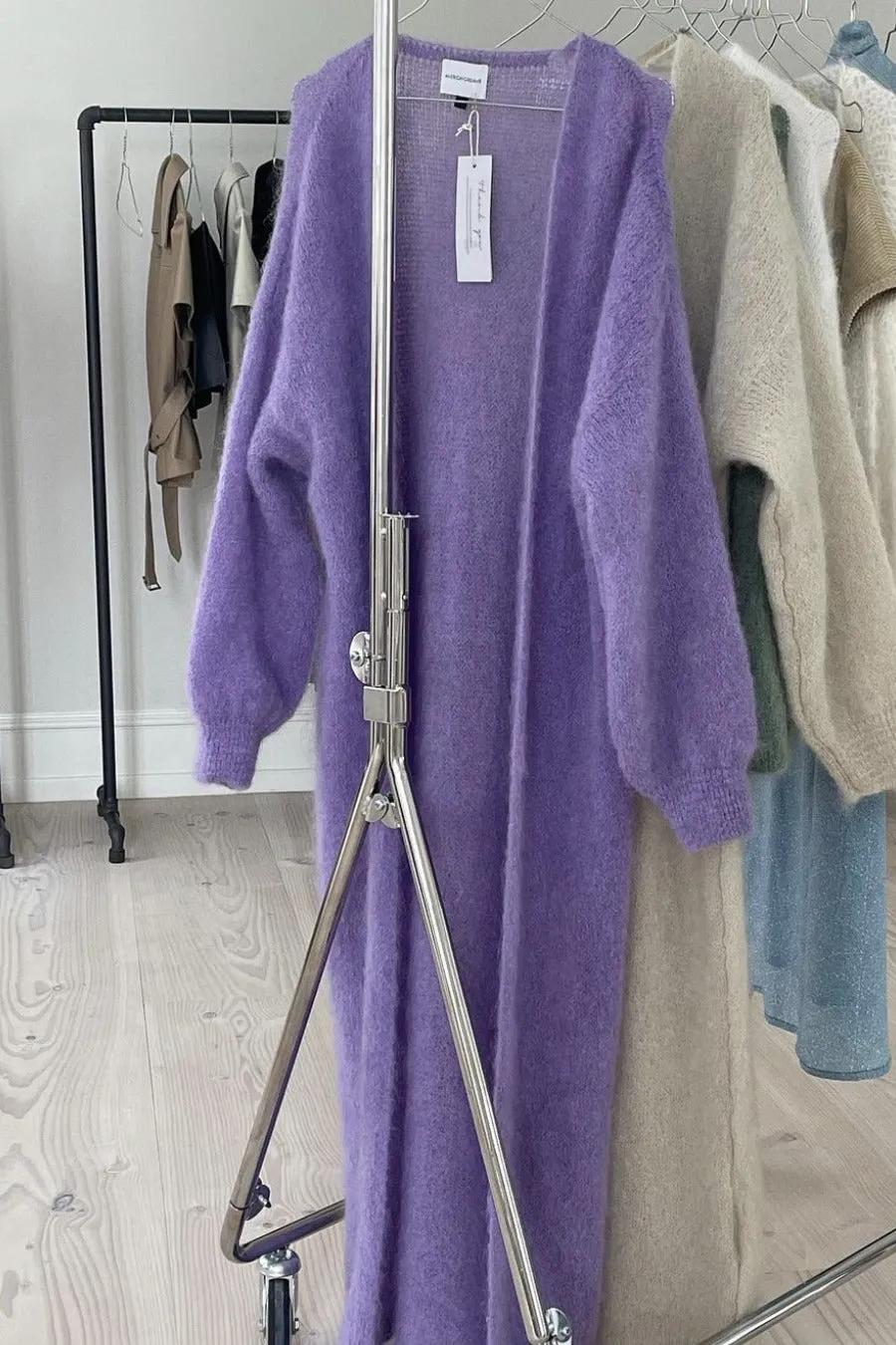 Lee Long Cardigan Lilac sold by Americandreams product image thumbnail 4