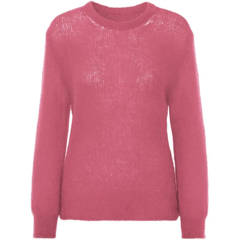Ulla O Neck Knit Pullover - Pink sold by American Dream