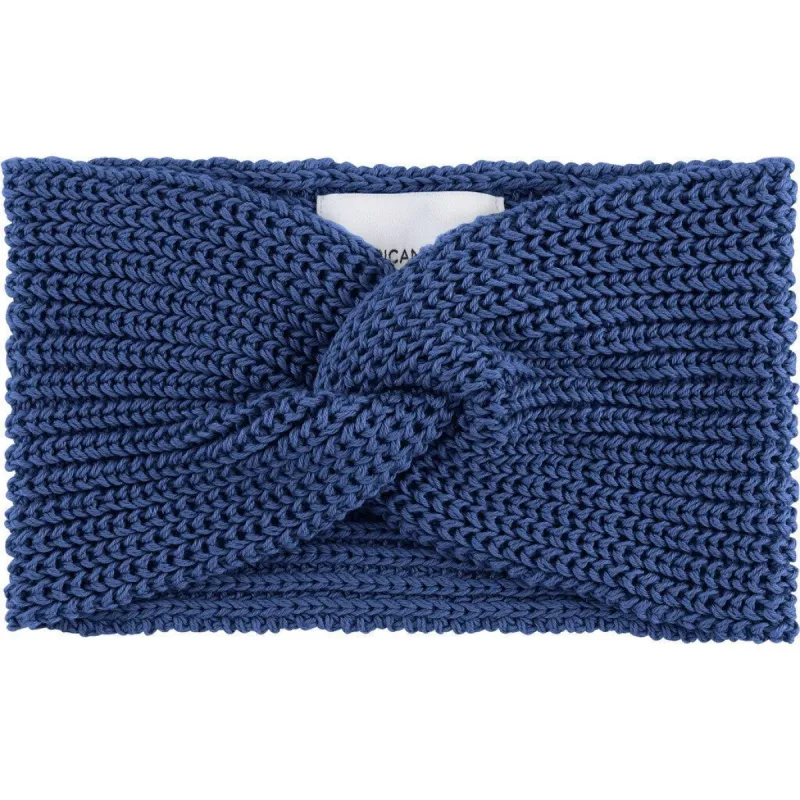 Tori Cotton Twisted Headband - Navy Blue sold by American Dream