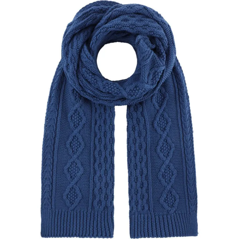 Jojo Cotton Scarf - Navy Blue sold by American Dream