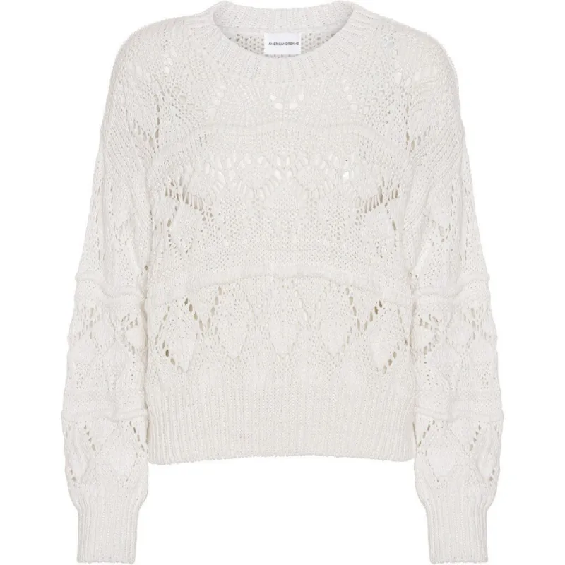 Cassie Cotton Pullover - White sold by American Dream