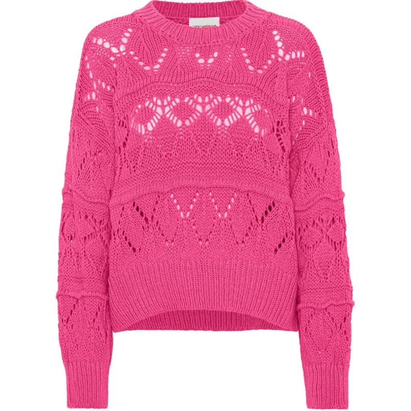 Cassie Cotton Pullover - Neon Pink made by Americandreams