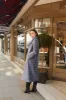 Bailey Faux Fur Coat Long Dark Grey sold by Americandreams