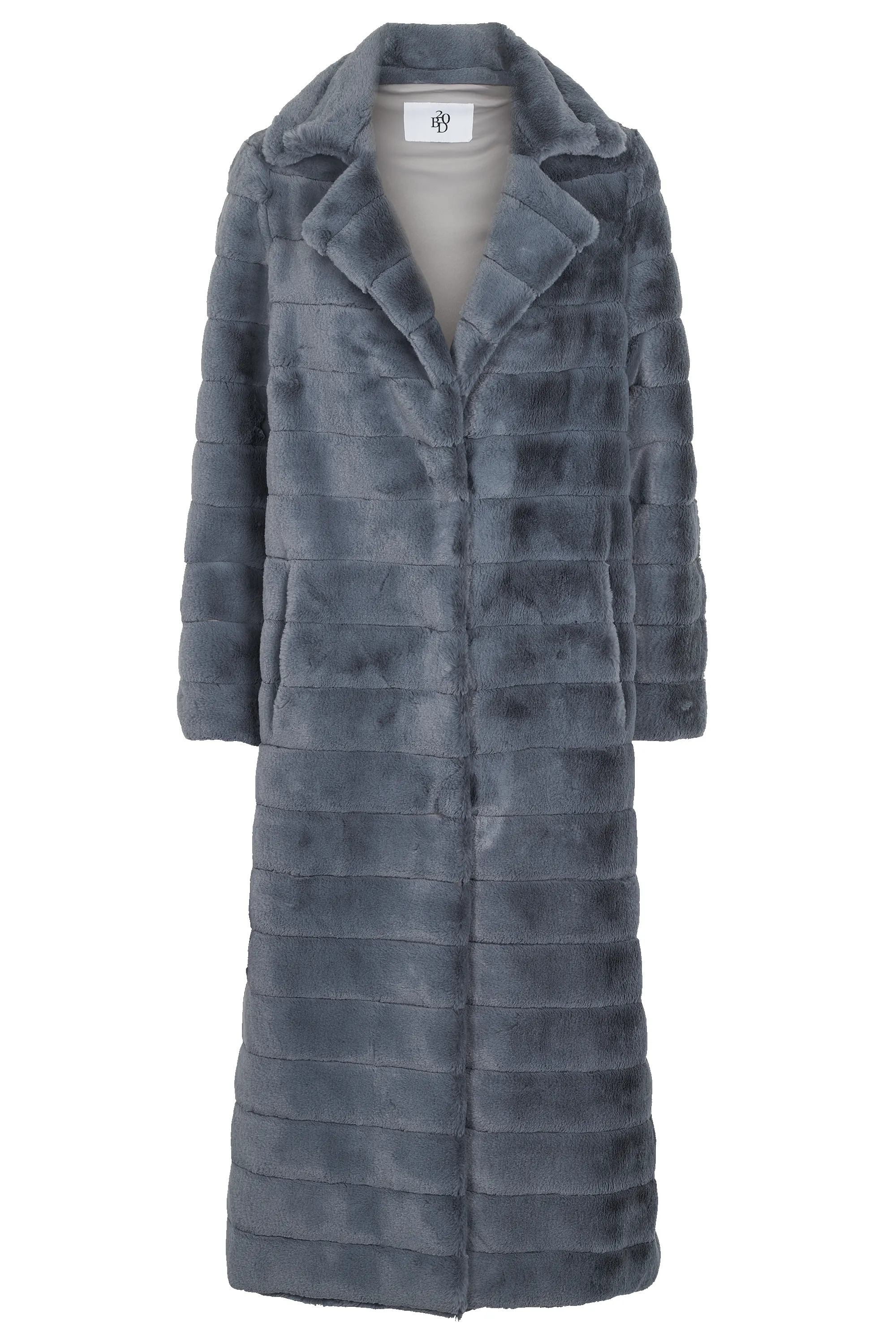 Bailey Faux Fur Coat Long Dark Grey sold by Americandreams