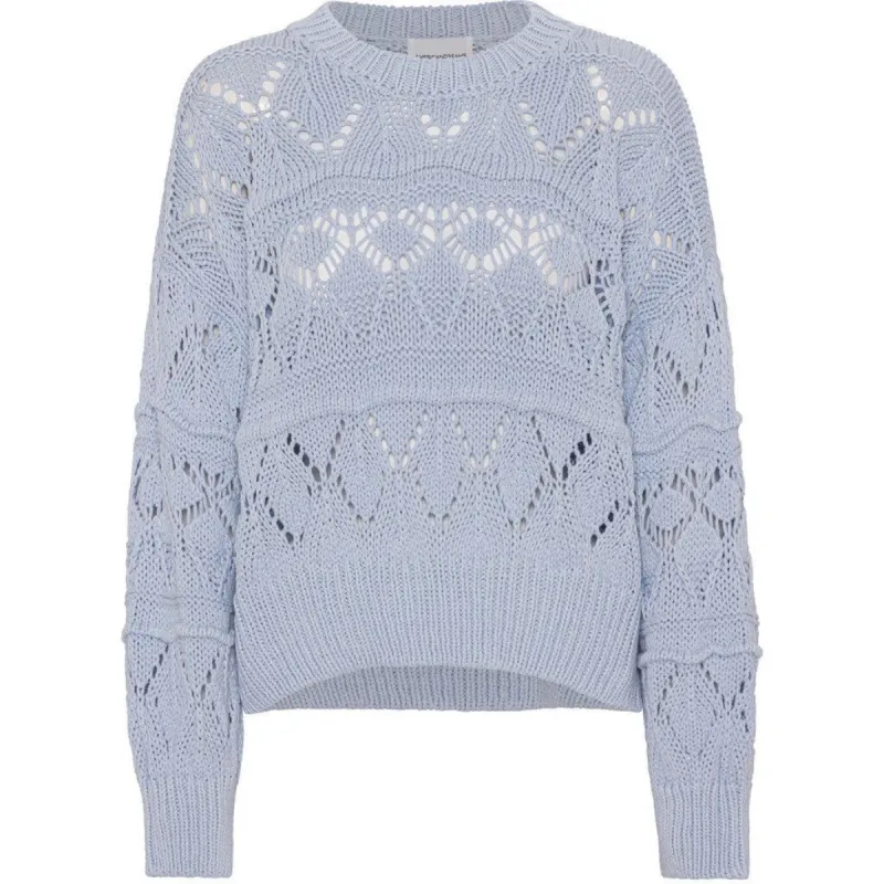 Cassie Cotton Pullover - Light Blue sold by American Dream