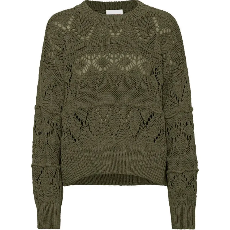 Cassie Cotton Pullover - Army Green sold by American Dream
